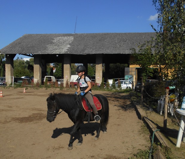 Terapeutické jízdy na koních